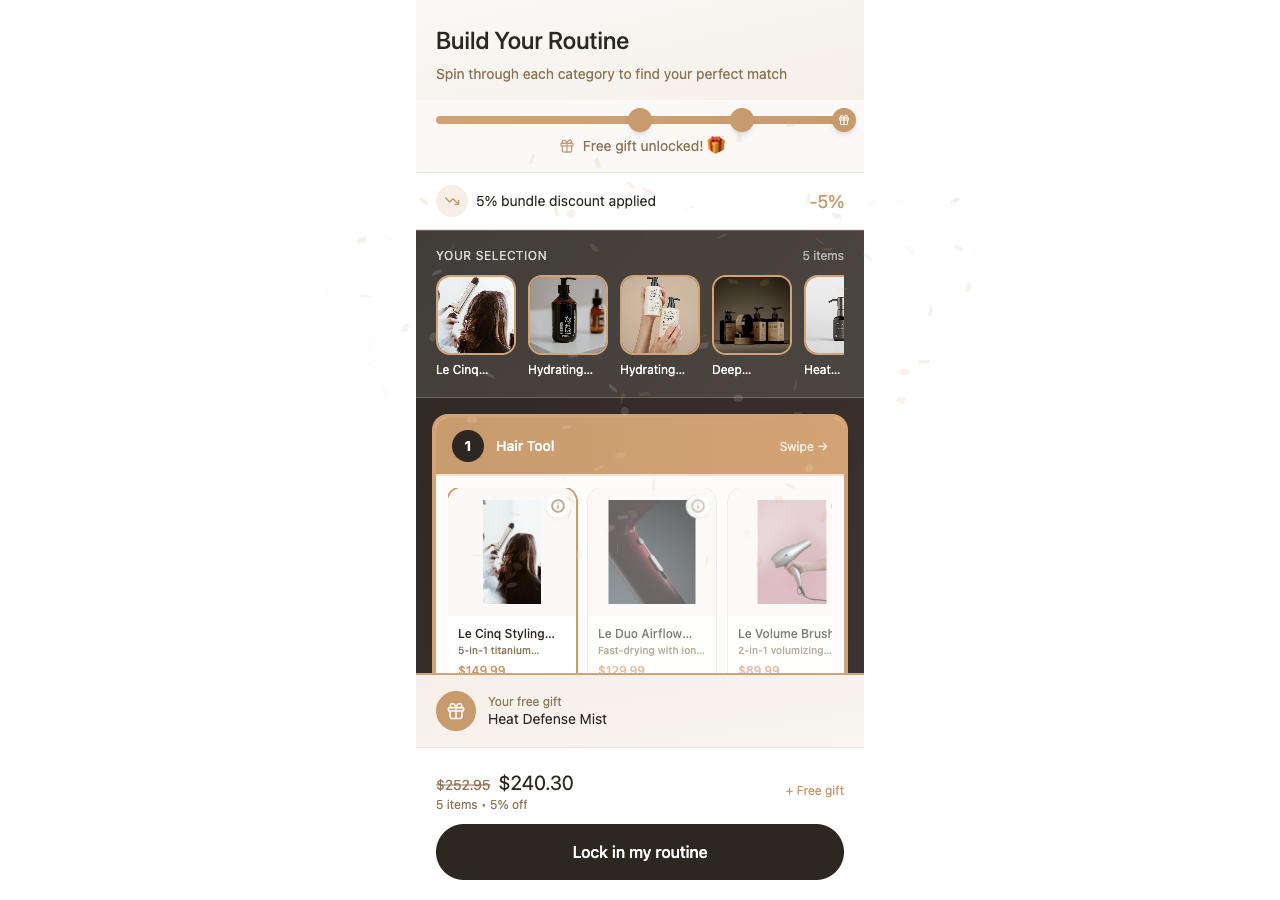 Build my routine builder